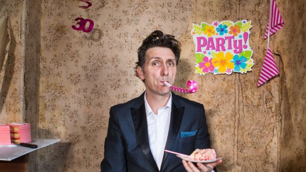 Frank Woodley is seriously partying ahead of the 30th Melbourne International Comedy Festival.