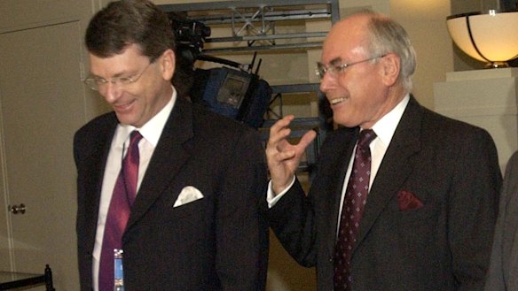 Lynton Crosby masterminded four victories for John Howard. 