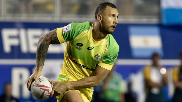 Quade Cooper hasn't played for the Wallabies since the Rugby World Cup.
