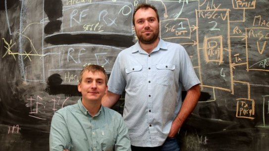 Morse Micro co-founders  Andrew Terry and Michael De Nil expect their chips to be in smart homes by 2020.