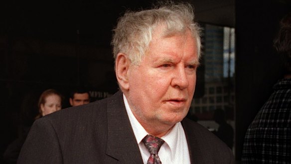 Maguire's father Alistar Laishkochav at Victorian County Court in 2000.