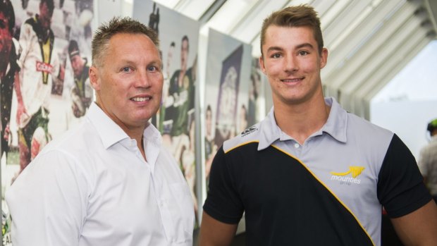 Jordan Martin wants to use a TV reality show to follow in the footsteps of his father, two-time Canberra Raiders premiership winner Paul.