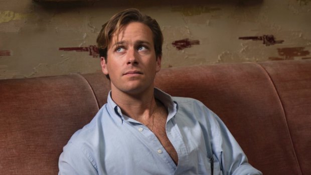 Armie Hammer in Call Me By Your Name.