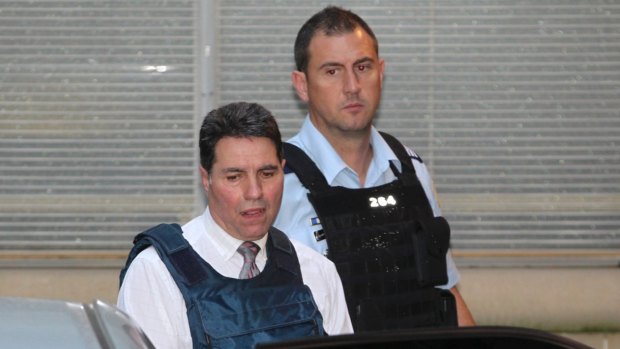 Former boxing champion Lucky Gattellari (left) was jailed over his role in the 2009 murder of Cremorne wheeler-dealer Michael McGurk. 