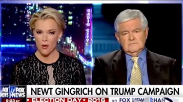 Showdown: Newt Gingrich and Megyn Kelly.