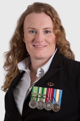 Bridget Clinch is running in the seat of Brisbane for the Veterans Party.