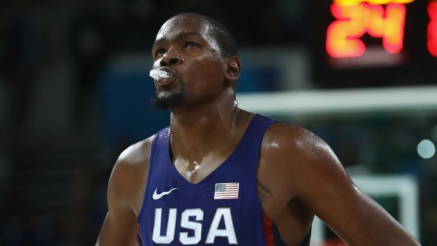 Australia's new Olympic champion used Kevin Durant to drive his remarkable victory.  