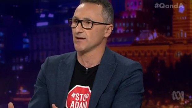 Greens leader Richard Di Natale says he will protest against the proposed Adani coal mine.