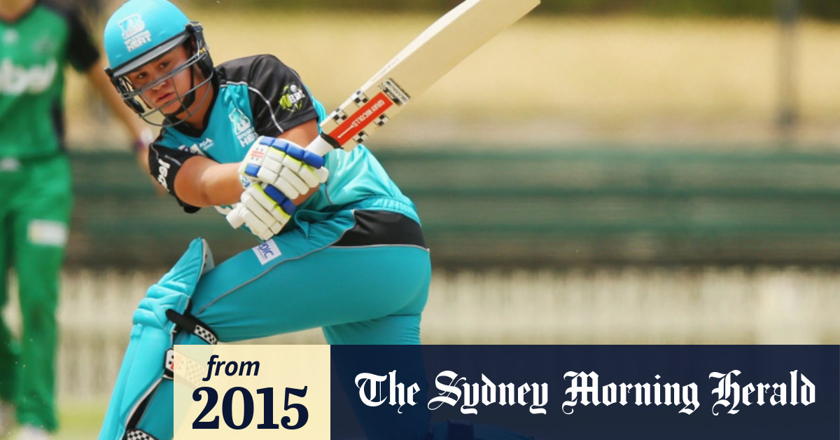 Women S Big Bash League Ashleigh Barty Makes Most Of First Hit Out For Brisbane Heat