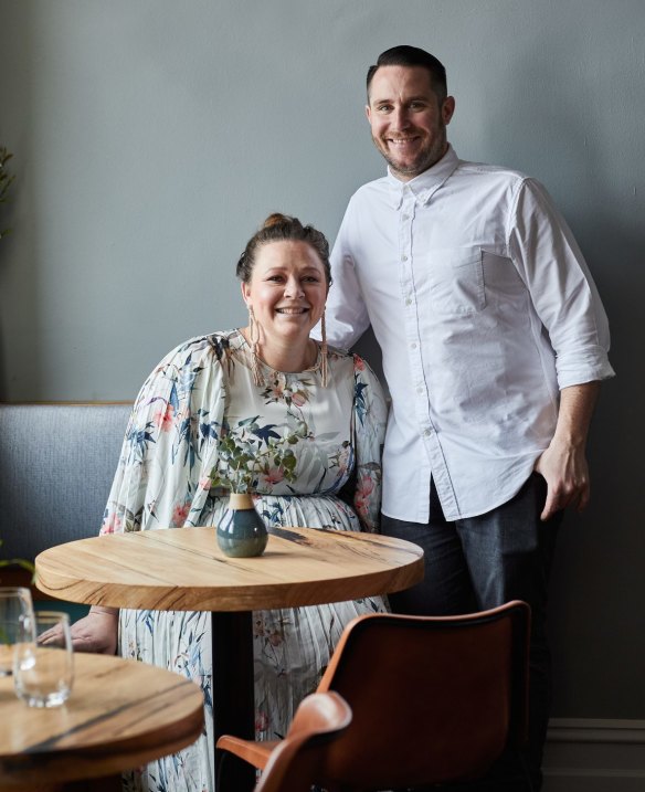 Heartswood chef Matt Binney and partner Bianca. 