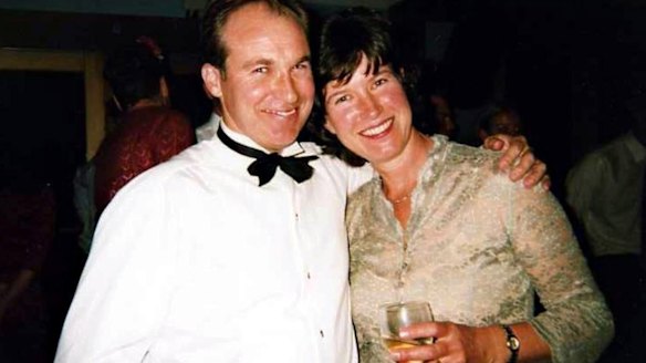Brendan Keilar, with his wife Alice, in a picture taken in 2005. 