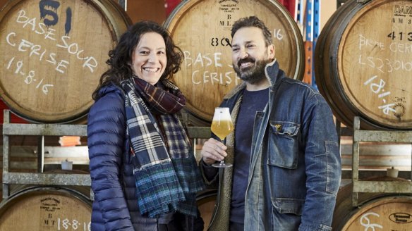 La Sirene co-founders Eva and Costa Nikias have been shut out of their Alphington brewery.