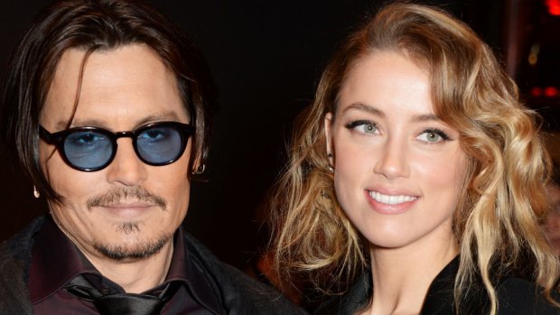 Hitched: Johnny Depp and Amber Heard are married according to "sources". 