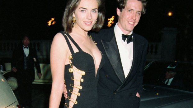 Hurley and Grant dated for 13 years in the 1990s, even stepping out together when she wore that famous Versace safety pin dress in 1994.
