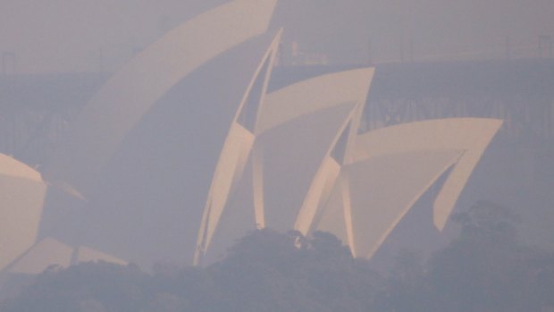 Haze from continuing hazard reductions shrouded Sydney this week. 