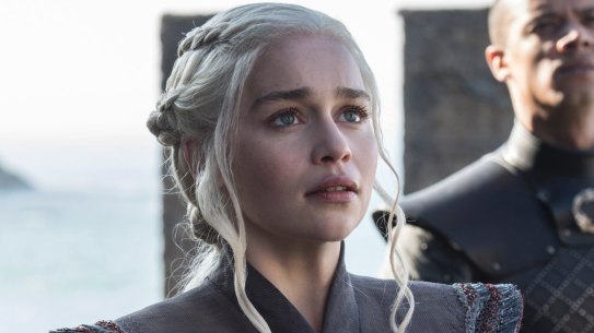 I'm home: Daenerys Targaryen (Emilia Clarke) returns to Dragonstone.