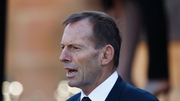 Tony Abbott has made another pitch declining the significance to climate change.