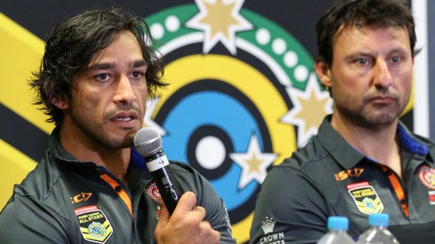 "They will want to honour him with their performance": Laurie Daley, right, on Johnathan Thurston.