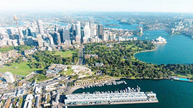 An outdoor public art garden will better link Woolloomooloo and the CBD. 