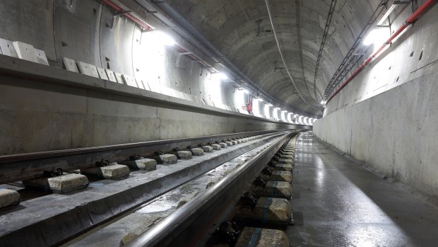 The underground tunnel is efficient but bleak.