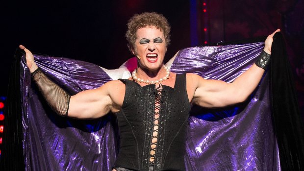 Craig McLachlan in The Rocky Horror Show as Frank-N-Furter.