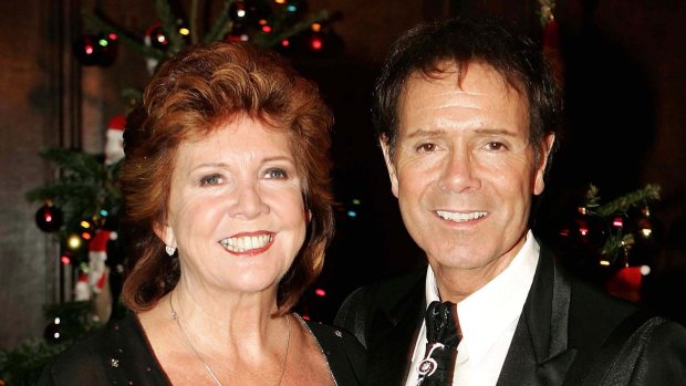 Singer Cilla Black with Sir Cliff Richard in 2005.
