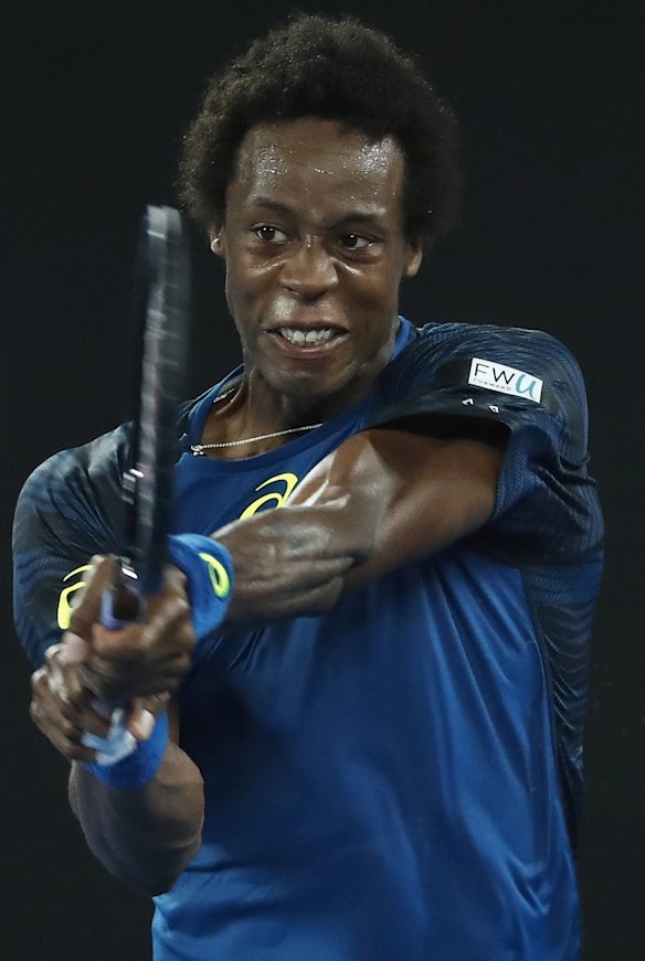 Gael Monfils takes on Rafael Nadal.