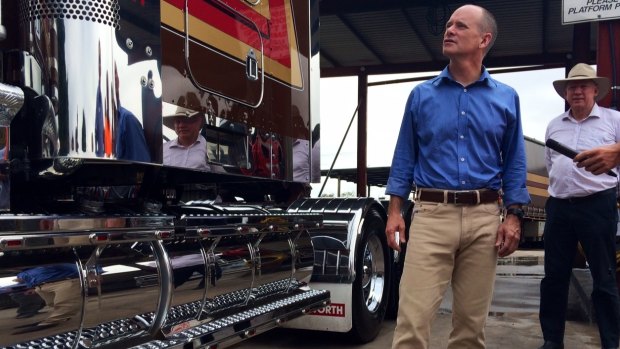Keep on truckin' ... Premier Campbell Newman wants another crack at the cost of living.