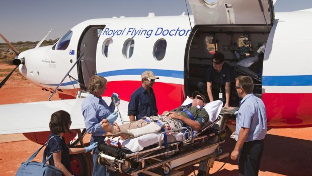 One in five patients evacuated by the Royal Flying Doctor Service is suffering an injury.