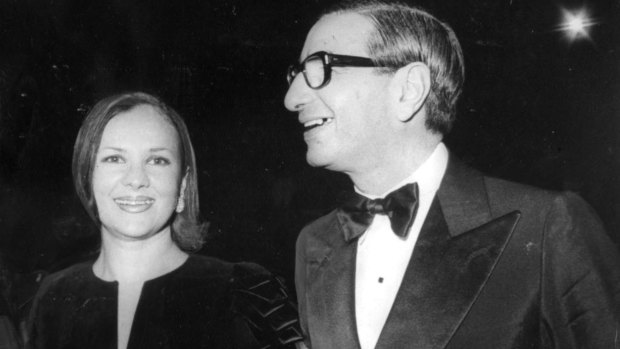 Susan and Isaac Wakil at a gala night at the Opera House.