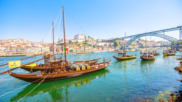 Vila Nova de Gaia on the opposite side of the Douro, is home to the bulk of the famous Port wine lodges.