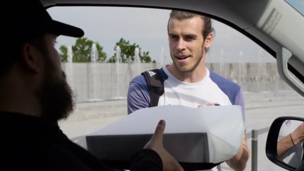 Gareth Bale sends off a package to Australia 
