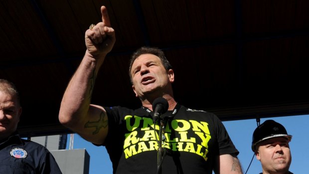 CFMEU Victorian secretary John Setka could be at risk of losing his position if the government's new laws are passed.