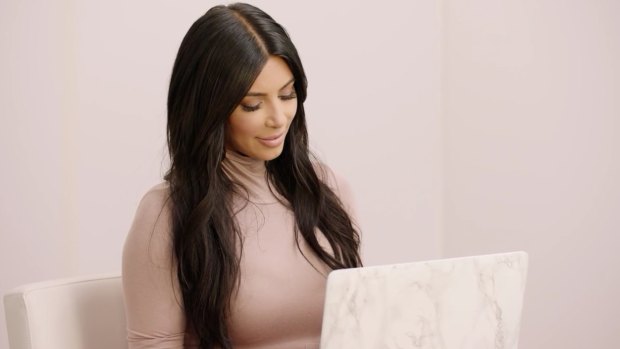Kim Kardashian has written a letter to herself in 10 years time for <i>Glamour</i>.