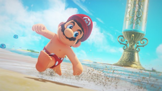 If you've always wanted to run around as shirtless Mario — and take pictures for posterity — you're in luck.