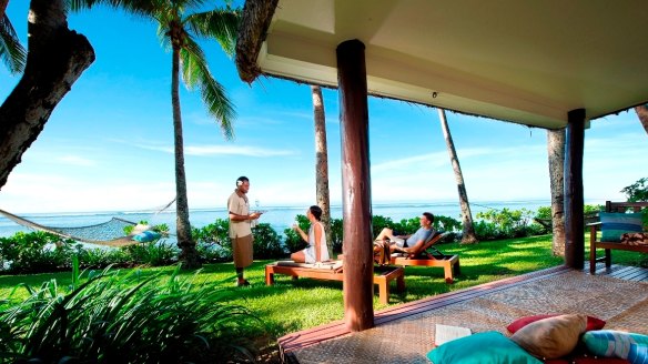 Luxe accommodation at the Outrigger Resort Fiji.