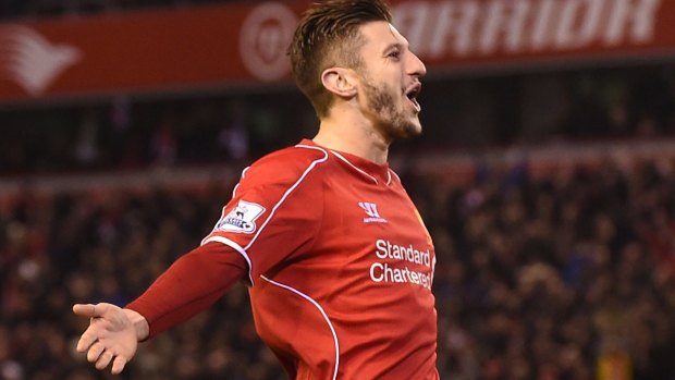 Lallana suffered a groin injury against Manchester United.