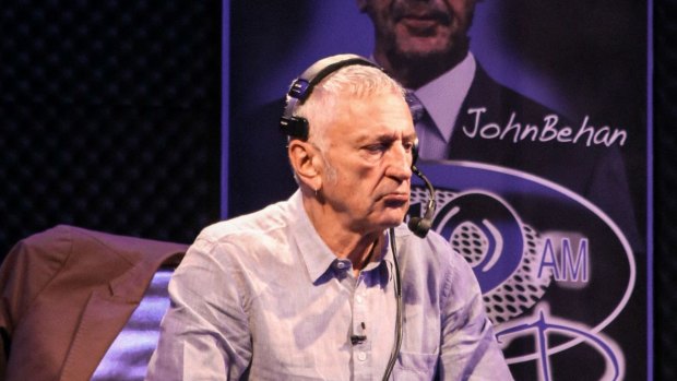 John Waters leaves the audience with plenty to think about as he plays talkback radio presenter John Behan in <i>Talk</I>. 