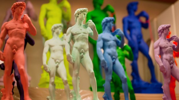 Plastic statues of David "ruining the image of Rome".