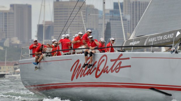 Christmas sail: Skipper Mark Richards says Wild Oats XI will be back on the water on Christmas Day.