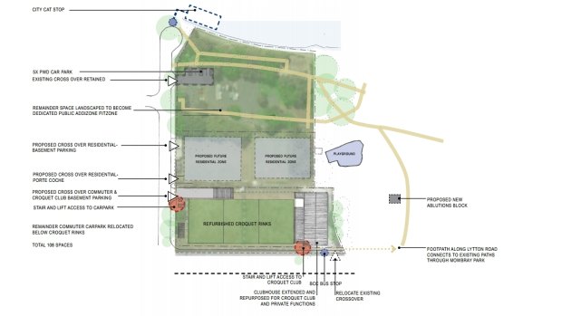 The now defunct plan for CBIC's East Brisbane development.