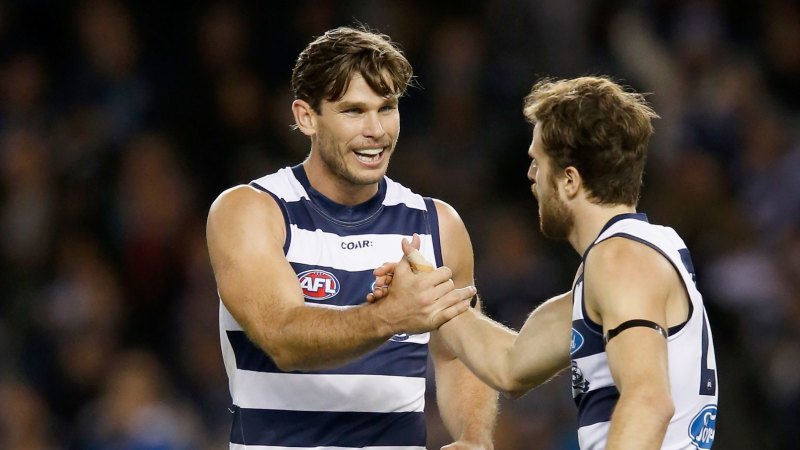 Geelong Cat Tom Hawkins Leads Demolition Of Carlton Blues