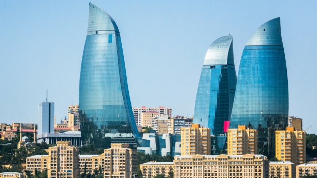 Baku's most ambitious flame motif is the Flame Towers, a trio of glass-sheathed skyscrapers that light up the city each night. 