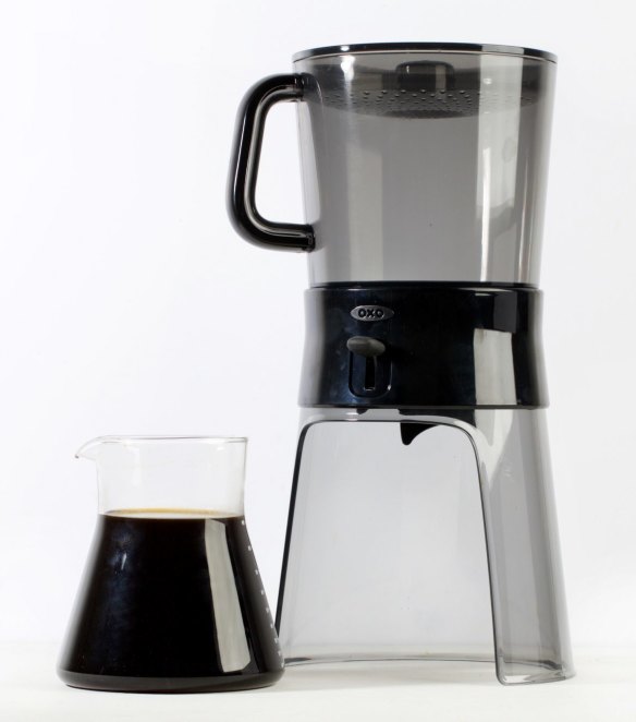 The Oxo cold brew coffee system.
