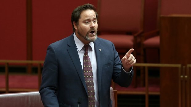Greens senator Peter Whish-Wilson proposed a cap on public service bosses' pay.