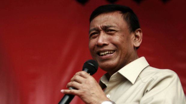 Wiranto is Indonesia's Co-ordinating Minister for Political, Legal and Security Affairs