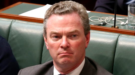 Minister for Defence Industry Christopher Pyne