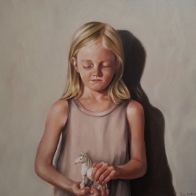 Penelope Boyd, Capture, 61 x 61 cm, acrylic on canvas.