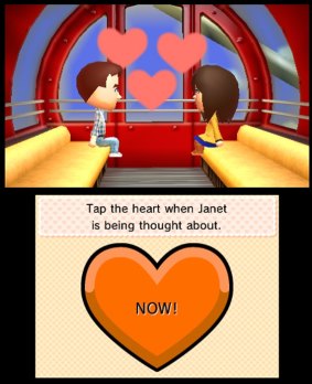 A screenshot from the video game Tomodachi Life. 