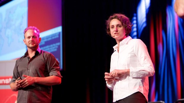 Start-up AbilityMate's co-founders Yohan du Plessis and Melissa Fuller.  